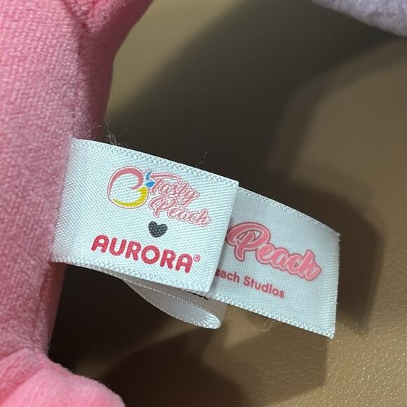 Aurora Tasty Peach Studios Pastel Lollipop 8” Narwhal Whale 2 pc Plushies 2021 - Picture 8 of 13